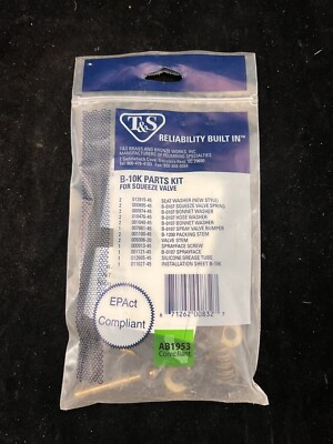B-10K Repair Kit for Spray Valve, Black