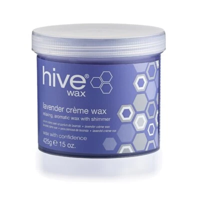 OPTIONS BY HIVE Hive Lavender Shimmer Creme Wax 425grm