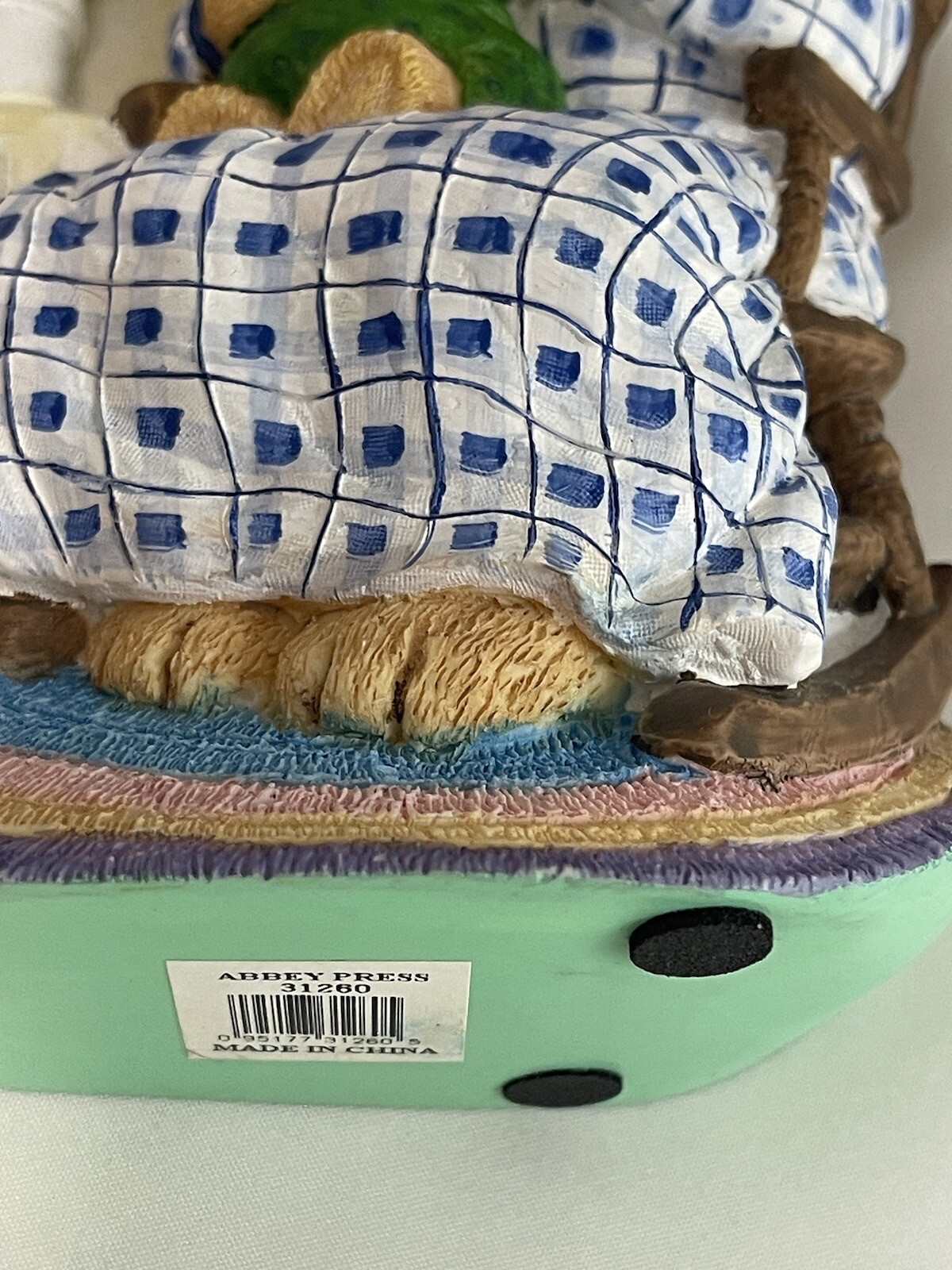 Bear Plaque Cleaning Scrubbing Poem Abbey Press Mom Grandma Baby Ruth Hamilton