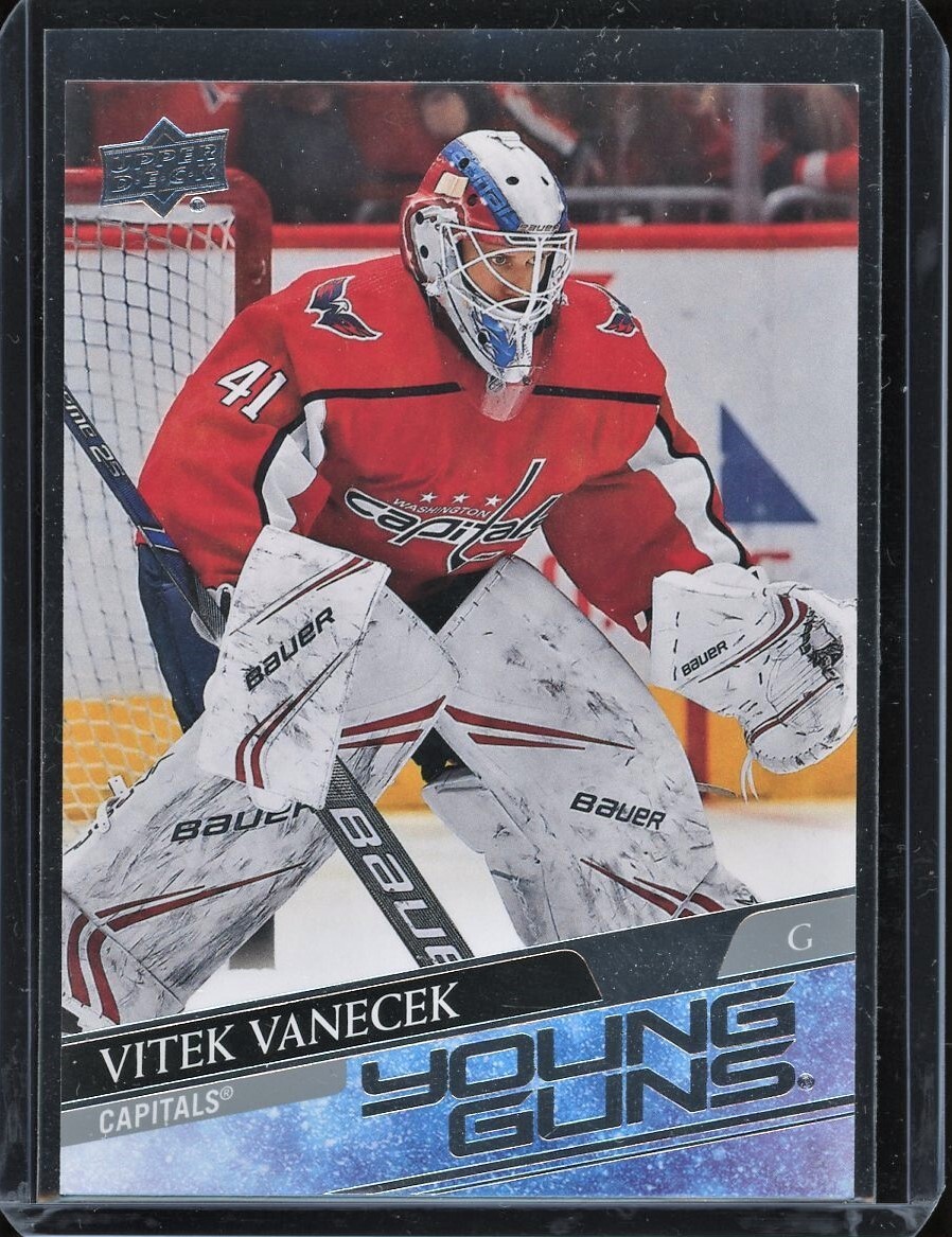 2020-21 Upper Deck ~ Vitek Vanecek ~Young Guns ~ #211 ~ Washington Capitals
