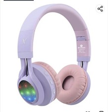 Bluetooth Headphones Light Up, Foldable Stero Wireless Headset with...