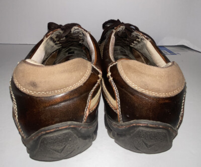 Bass Mens Chesney Walking Oxford Shoes Brown Leather Lace Up  display picture 1
