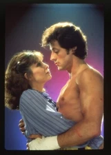 Rocky 3 Sylvester Stallone embracing Talia Shire Original 35mm Transparency 