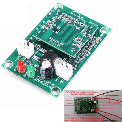 DC-SSR Switch Radar DC Microwave Sensor Switch Module Human Body Induction NEW