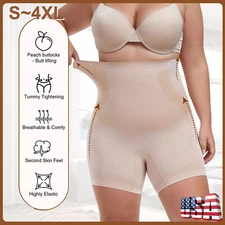 Fajas Colombianas High-Waisted Shapewear Tummy Control Girdle Shorts Body Shaper