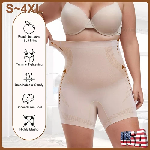 Fajas Colombianas Prendas moldeadoras de cintura alta Control de abdomen Faja Pantalones cortos Modelador de cuerpo - Imagen 1 de 15