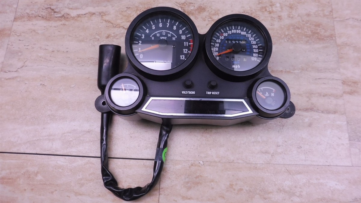 m. 1987 Kawasaki ZX1000 Ninja 1000 Gauges Cluster Dash Lights