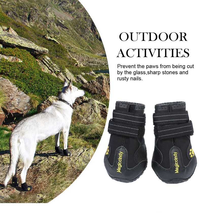 M5XL large dogs Pet Dog Rain Shoes WaterProof Boots Socks Rubber Non