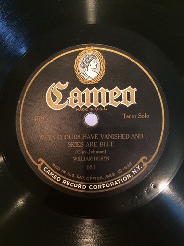 3 Lot CAMEO RECORD Waltz Tenor Red Moon 313 303 459 78 RPN 1922 Lange Robyn 10" - Picture 9 of 10