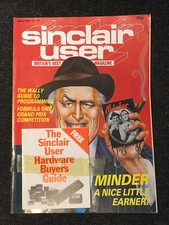 Sinclair User 39 June 1985 Spectrum ZX81 computer magazine ZX 81 Clive Minder