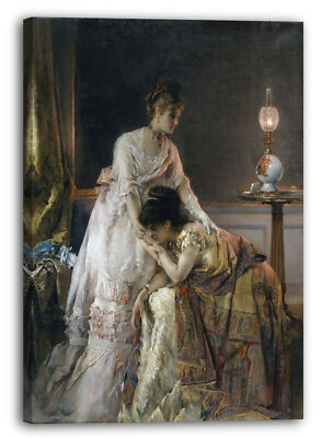 Kunstdruck Alfred Stevens - Nach dem Ball