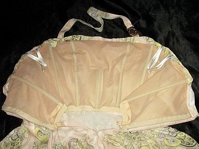 Abito supporto stampa seta pastello Versace con fibbia logo VERSACE IT42 S 4
