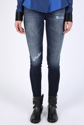 DIESEL Doris-Ne 0678S W26 Women Jeans Jogg Sweat Super Slim Blue 