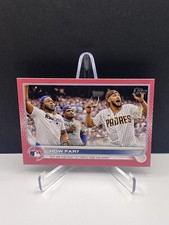 2022 Topps Series 1 How Far? Mother’s Day Hot Pink #/50 Vlad & Tatis Jr.