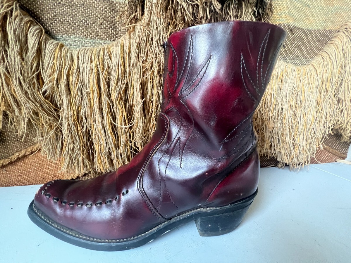 Laredo LONG HAUL Burnt Red  Mens 8.5 D Zipper Boots IMG_3264.jpg?v=1743795539&  main image 3