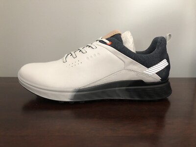 ECCO S-Three Hybrid Golf Shoes Gore-Tex GTX Men s Size 9-9.5 (EU 43) White