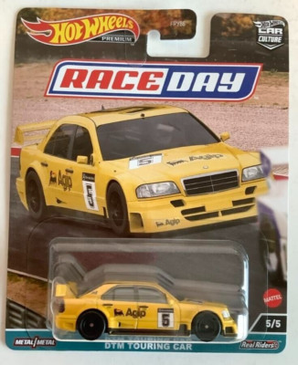 NEW Hot Wheels Premium Car Culture '94 AMG-MERCEDES C-CLASS DTM TOURING Car 1:64