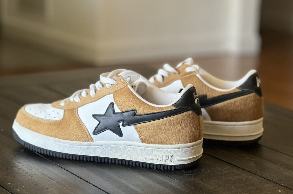 A Bathing Ape Pony Hair Bapesta 2005 Rare! | eBay