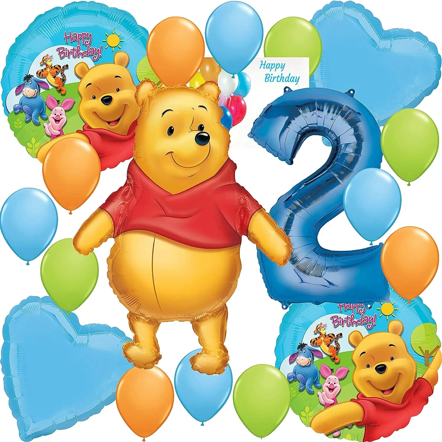 Birthday Winnie the Pooh Party Balloons