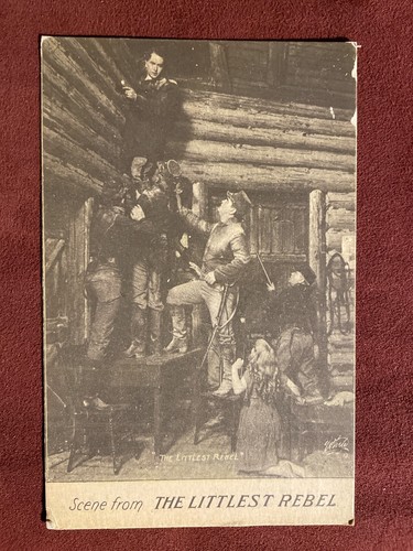 Vintage early Mary Miles Minter postcard Littlest Rebel