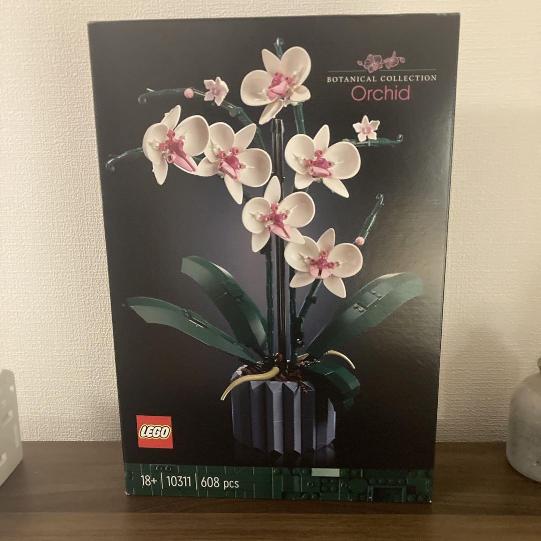 LEGO Icons Orchid Artificial Plant Building Set with Flowers 10311