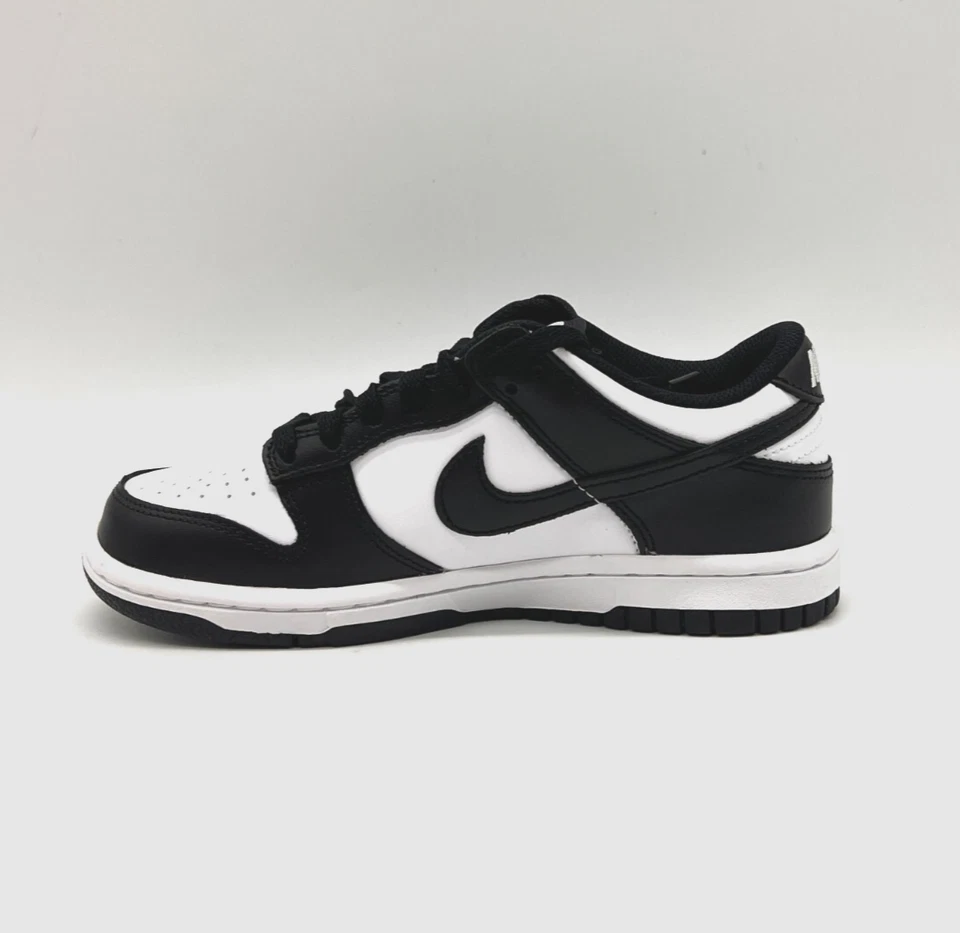Nike Dunk Low Retro Blanco Negro Panda CW1590-100 Niños Tenis Zapatos Foto 4 de 4