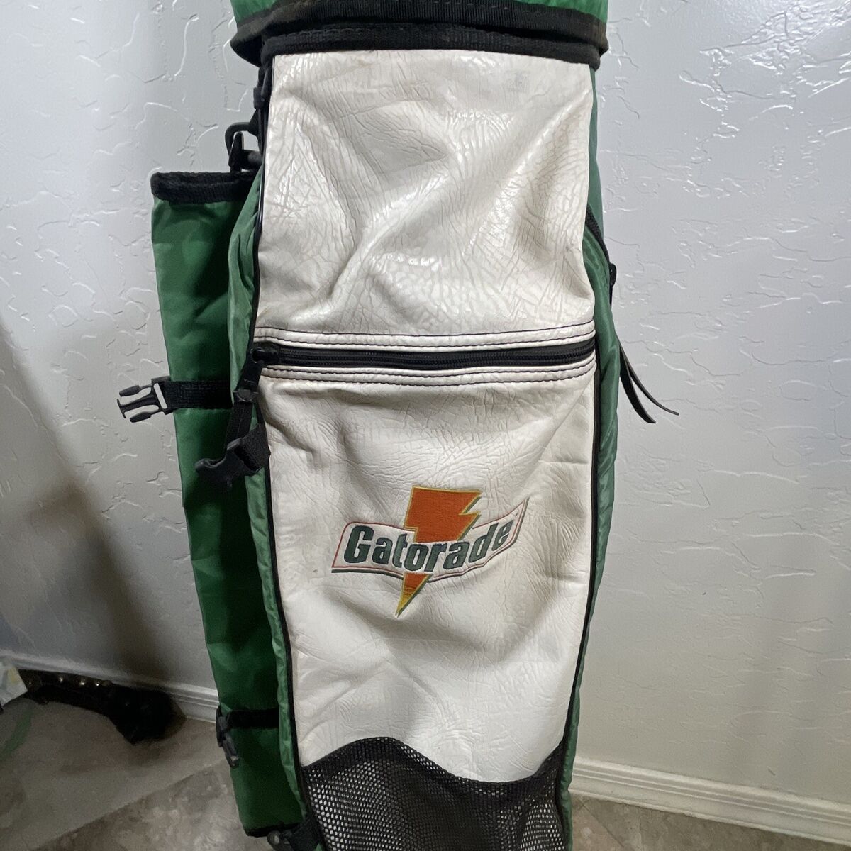 Vintage Belding Sports Gatorade Green Golf Nylon 6 Way Bag Vintage Belding Sports Gatorade Green Golf Nylon 6 Way Bag
