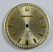 Vintage Bulova Accutron Tuning Fork No Calendar Dial 28.55 lot.t