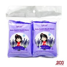 Excue Lavender Baby Wipes  10's x 4 Packs 