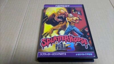 Sega Mega Drive Splatterhouse Teil 3 CIB getestet Horror Action Spiel Japan