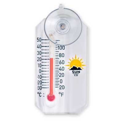 Sun Company Stickler - Micro Outdoor Window Thermometer