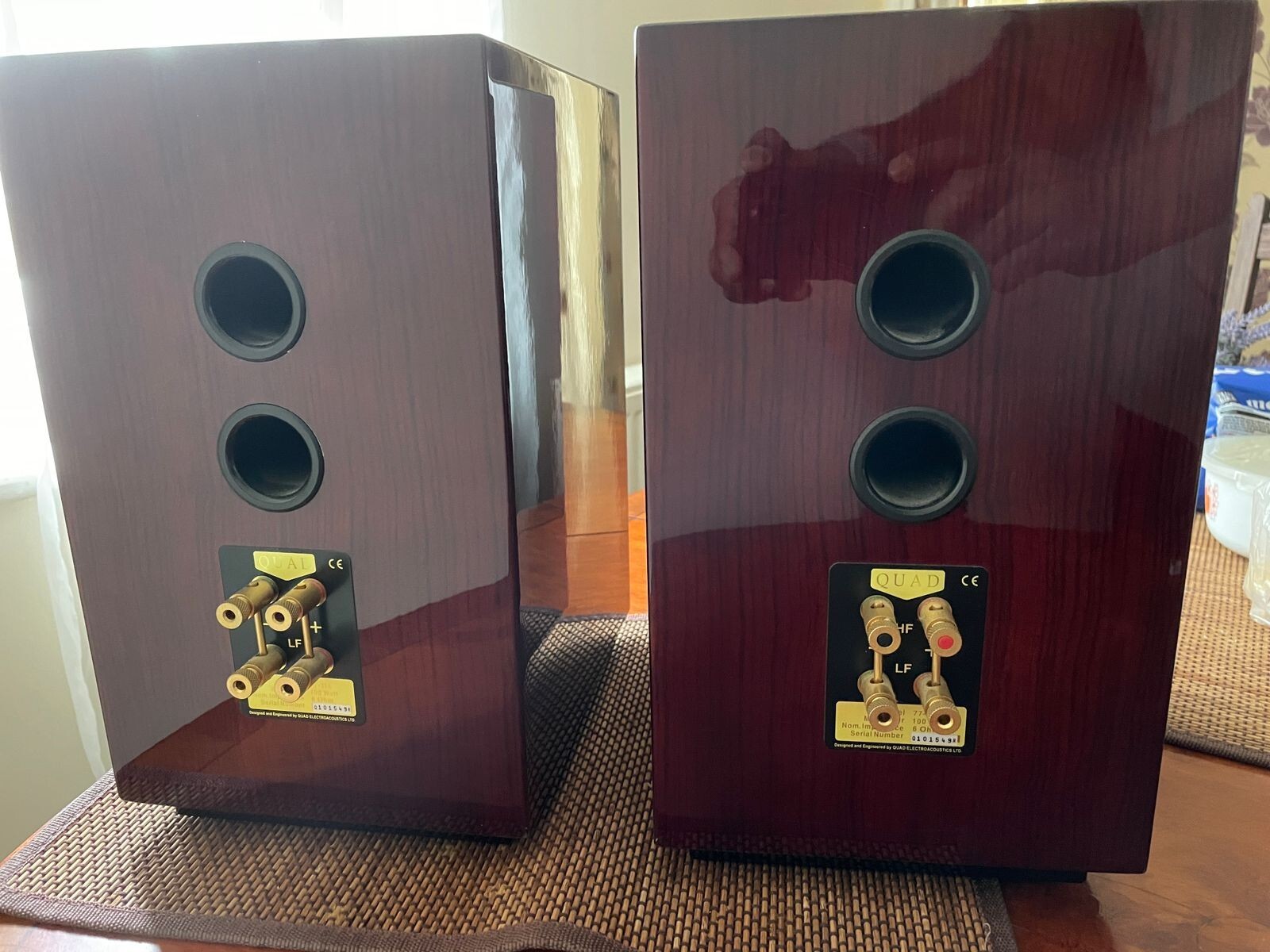 Quad 7711L Bookshelf Speakers in Rosewood eBay