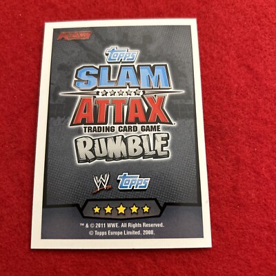 2011 The Rock Topps WWE Slam Attax RUMBLE | eBay