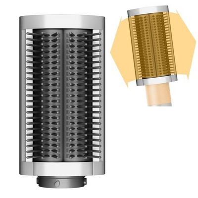 Firm Smoothing Brush for Dyson Airwrap, Hair Stying Drying Comb for Frizee-Pr...