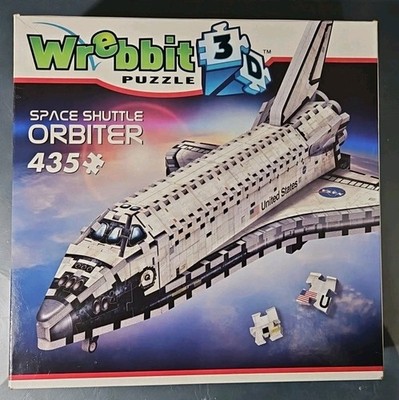 WREBBIT 3D Space Shuttle Orbiter 3D jigsaw puzzle (435-piece) COMPLETE 