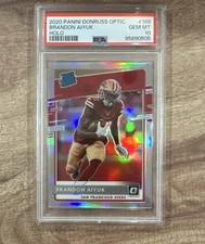 🔥2020 Panini Donruss Optic Brandon Aiyuk #169 Holo PSA 10 San Francisco 49ers🔥