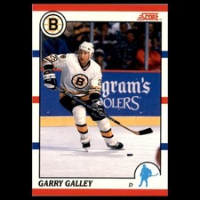 Garry Galley Rookie #253 1990-91 Score Boston Bruins Hockey Card NHL. rookie card picture