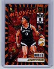 2025 Donruss WNBA - Jackie Young Net Marvels #15 Orange Fireworks /75