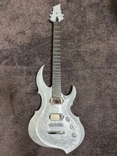 ESP FRX Electric Guitar Silver Has Dent