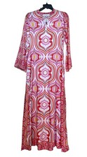 NWT Hale Bob Silk/Viscose Maxi Kaftan Dress Sz XS and M $384
