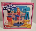 1983 Meritus Sears Workout Fitness Center Vintage Barbie Set w/Box Incomplete