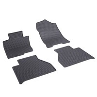 Gummi-FußMatten Nissan Navara 2016-2022 Rigum Passgenau Auto Set