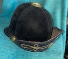 Vintage Ceremonial ODD FELLOWS IOOF FRATERNAL Cap Hat Velvet & Gold Trim — photo 1
