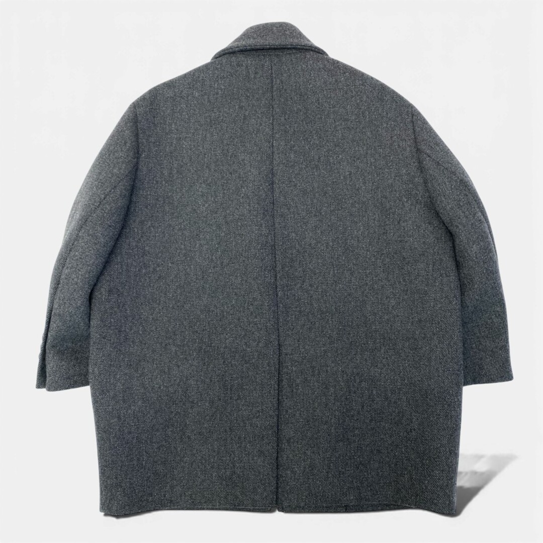 30a9 PRADA Wool Zip Jacket Long Triangular Logo T… - image 3