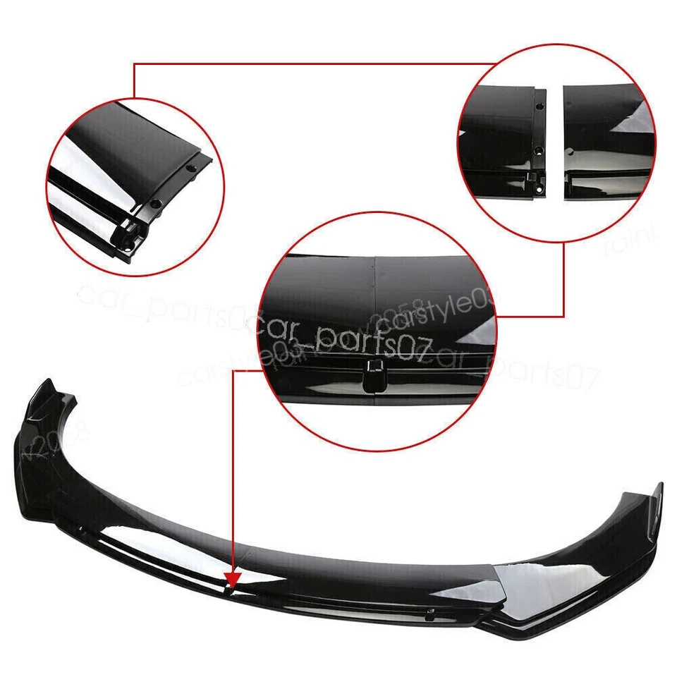 Front Bumper Lip Spoiler Splitter Body Kit For 3 Series G20 330i M Sport M340i Foto 4 de 4