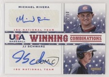 2013 Panini USA Baseball Box Set 32/50 Michael Rivera JJ Schwarz #1 Auto 3z8