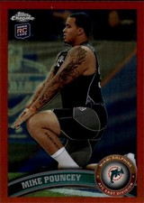 2011 Topps Chrome #66 Mike Pouncey Orange Refractors