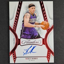 Mike Bibby 2024-25 Flawless Autographs Ruby /15 On Card Auto #FA-MBK