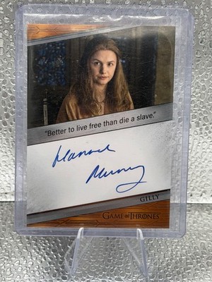 Game of Thrones Hannah Murray Autograph Auto Gilly Valyrian Steel