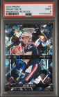 2024 Panini Prizm 🔵🧊Drake Maye RC Prizmatic Blue Ice #77/99 PSA 9 Patriots!